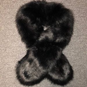 Aldo faux fur shawl - worn once
